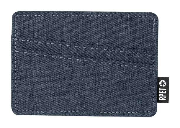 Carpex RPET credit card holder Dark blue