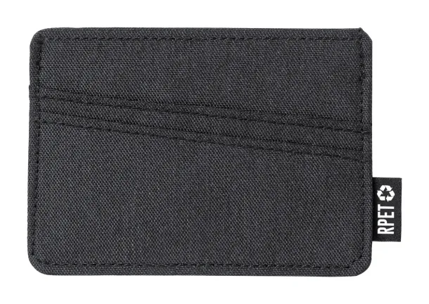 Carpex RPET credit card holder Black