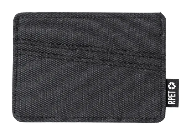 Carpex RPET credit card holder Black