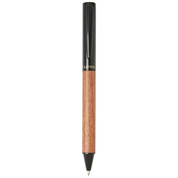 Timbre wood ballpoint pen - Luxe Solid black Brown