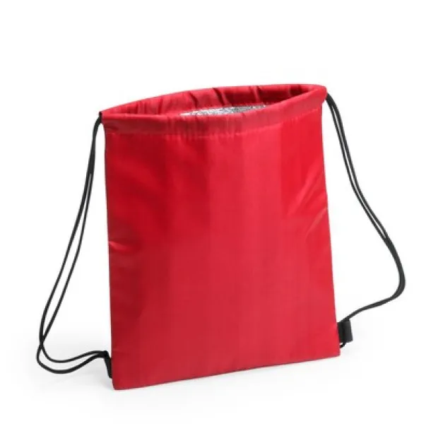  Drawstring cooler bag red