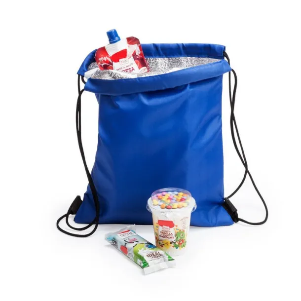  Drawstring cooler bag blue