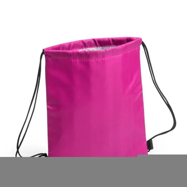  Drawstring cooler bag pink