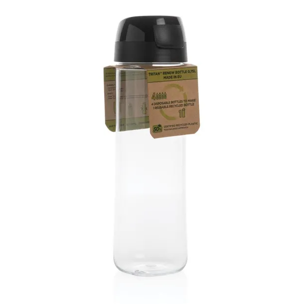  Tritan™ Renew bottle 0,75L Made In EU - XD Collection Black Transparent