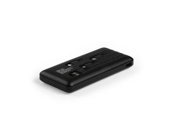 STRIP Prijenosna baterija za mobilne uređaje, 10 000 mAh - PIXO Crna