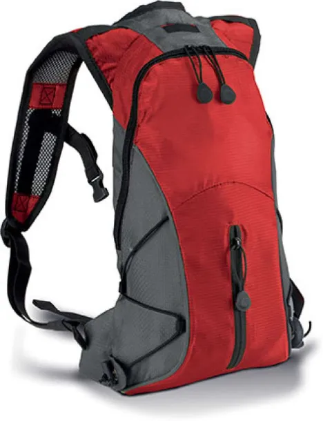 HYDRA BACKPACK - Kimood Red Tamno siva