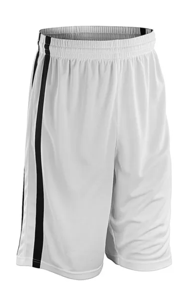  Men's Quick Dry Basketball Shorts - Spiro Bijela Black