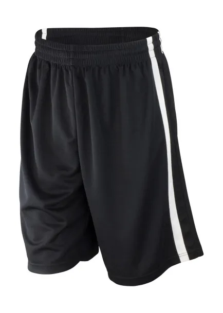  Men's Quick Dry Basketball Shorts - Spiro Black Bijela