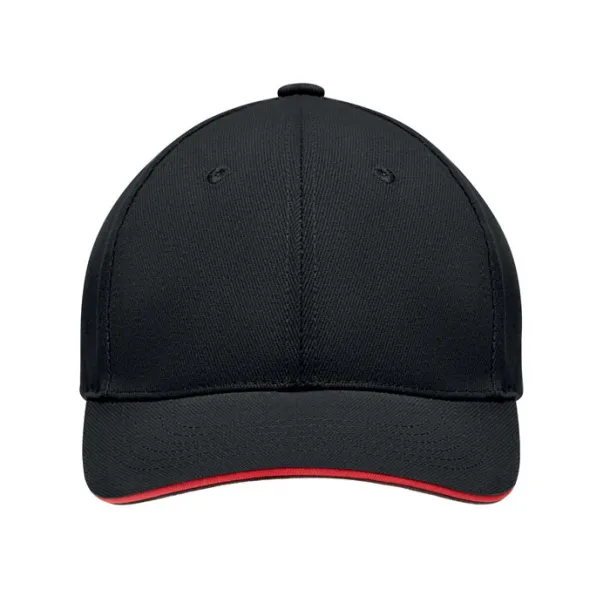 TEKAPO Brushed heavy cotton 6 panel Ba Black Black