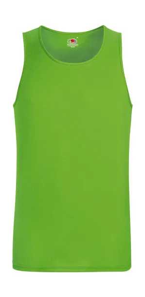  Sportska majica bez rukava - Fruit of the Loom Lime Green