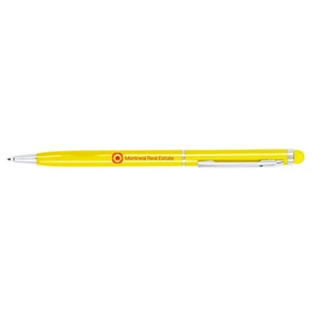  Ball pen, touch pen yellow