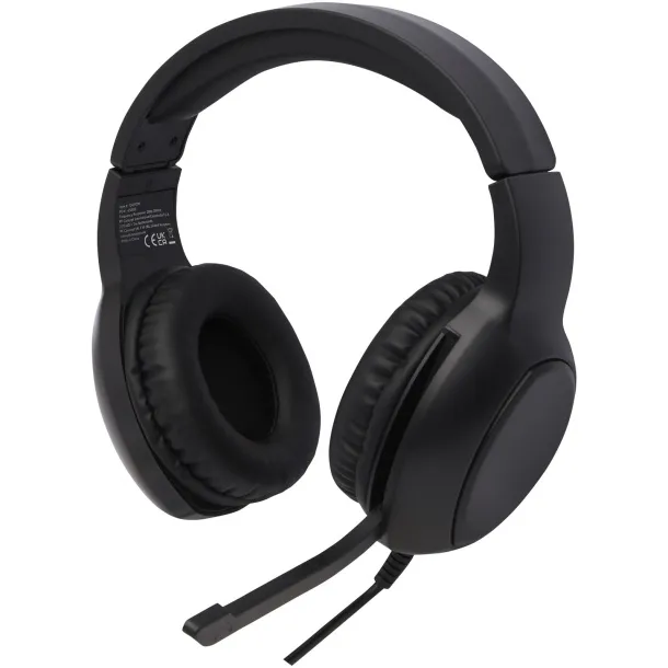 Gleam gaming headphones Solid black