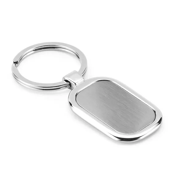 ZABEL Keyring Satin silver