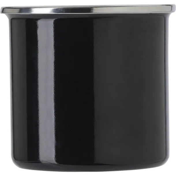  Enamel mug 350 ml black