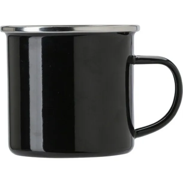  Enamel mug 350 ml black