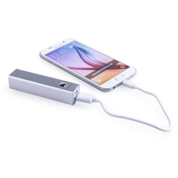  Power bank 2200 mAh silver