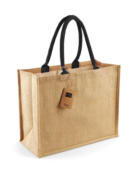  Classic Jute Shopper - Westford Mill Natural Black