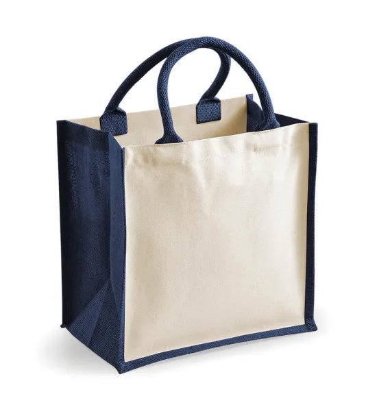  Printers' Midi Jute Bag - Westford Mill Navy