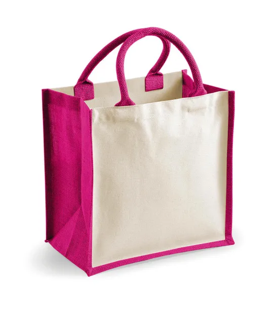  Printers' Midi Jute Bag - Westford Mill Fuchsia