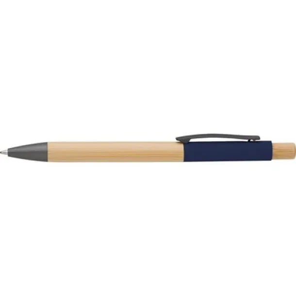  Bamboo ball pen blue