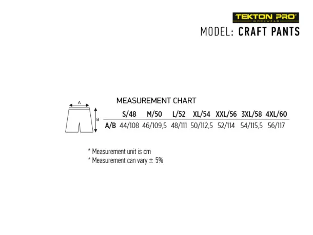 CRAFT PANTS RADNE HLAČE - TEKTON PRO Tamnosiva