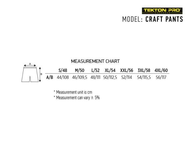 CRAFT PANTS RADNE HLAČE - TEKTON PRO Plava