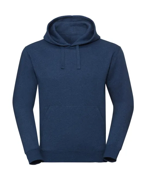  Men's Authentic Melange Hooded Sweat - Russell  Ocean Melange