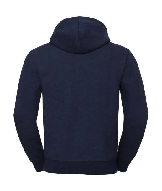  Muški melange hoodie s patentnim zatvaračem - Russell  Indigo Melange