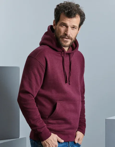  Muški melange hoodie s patentnim zatvaračem, 280 g/m² - Russell 