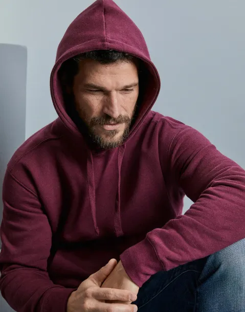  Muški melange hoodie s patentnim zatvaračem - Russell 