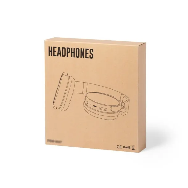  Foldable wireless headphones, radio brown