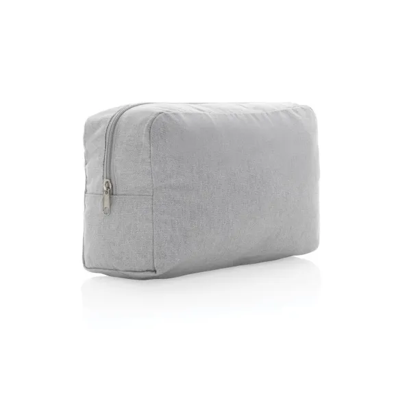  Impact AWARE™ 285 gsm rcanvas toiletry bag undyed - XD Collection Grey 