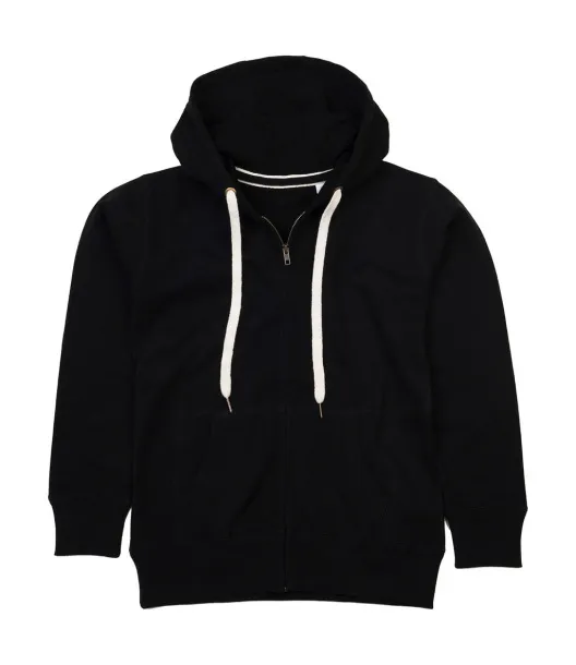  Men's Superstar Zip Through Hoodie - Mantis Black