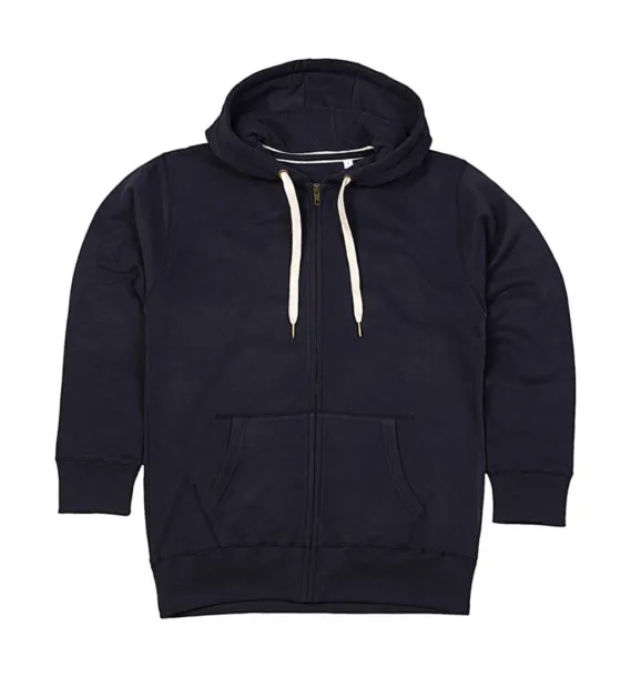  Men's Superstar Zip Through Hoodie - Mantis Dark Navy