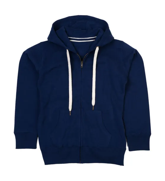  Men's Superstar Zip Through Hoodie - Mantis Swiss Navy