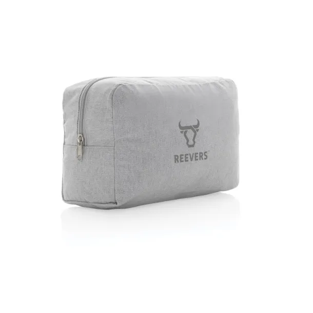  Impact AWARE™ 285 gsm rcanvas toiletry bag undyed - XD Collection Grey 