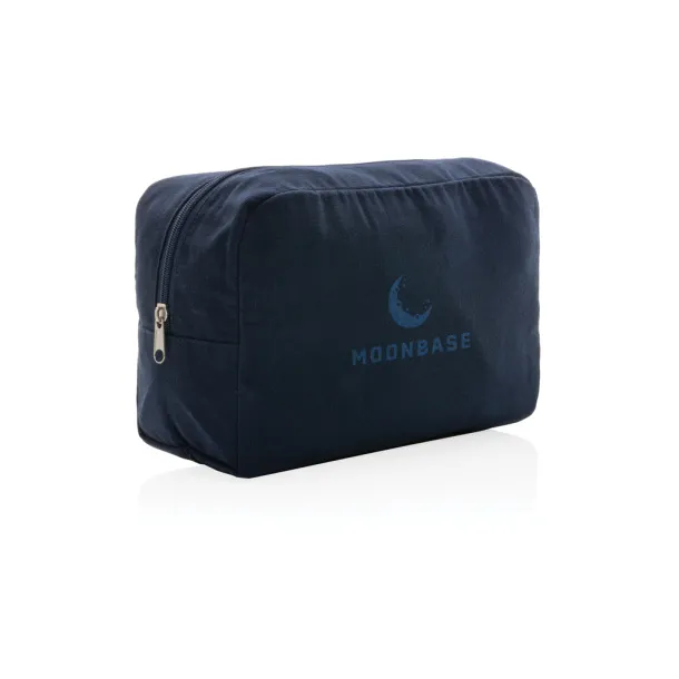  Impact AWARE™ 285 gsm rcanvas toiletry bag undyed - XD Collection Navy Blue 