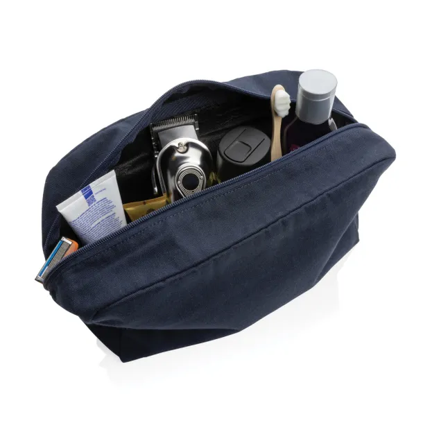  Impact AWARE™ 285 gsm rcanvas toiletry bag undyed - XD Collection Navy Blue 