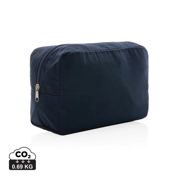  Impact AWARE™ 285 gsm rcanvas toiletry bag undyed - XD Collection Navy Blue 