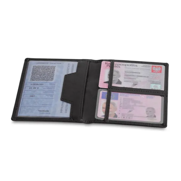 CLASSIC card and document case Black