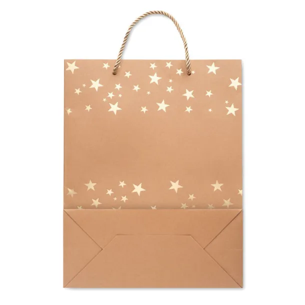 SPARKLE Gift paper bag with pattern Gold