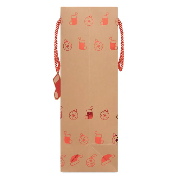 SPARKLE Gift paper bag with pattern Red