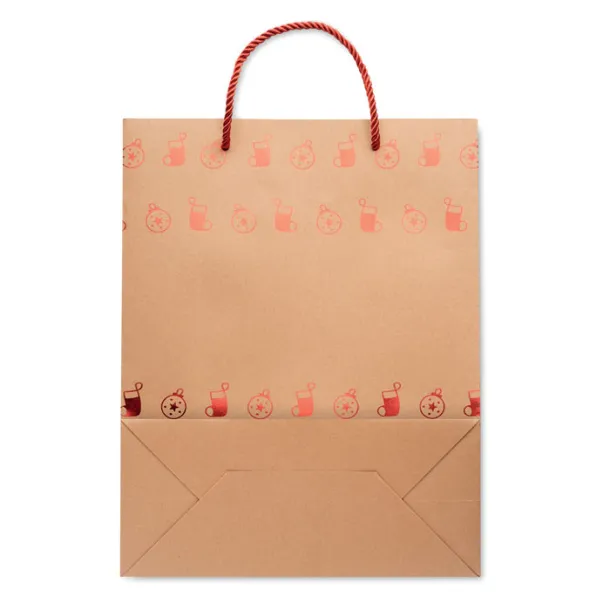 SPARKLE Gift paper bag with pattern Red