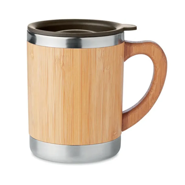 MOKKA putna šalica od bambusa, 300 ml Drvo