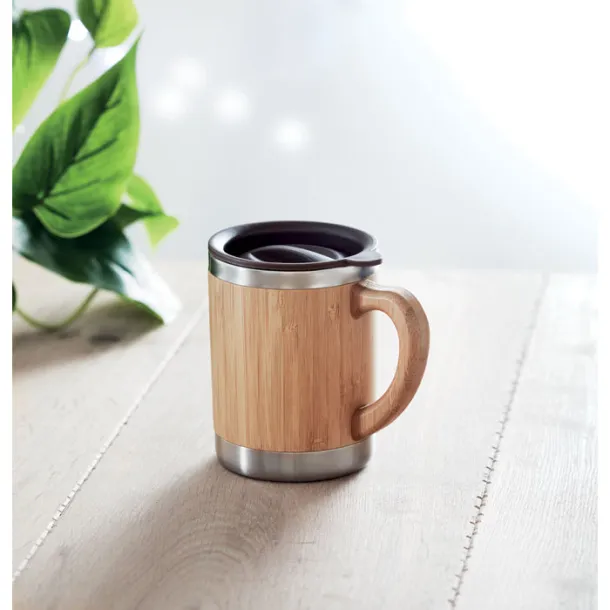 MOKKA Double wall tumbler Wood