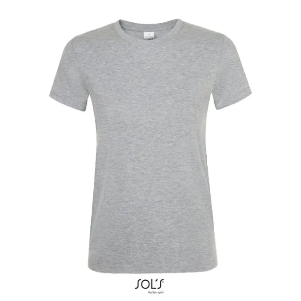 REGENT WOMEN TSHIRT-150g Grey Melange