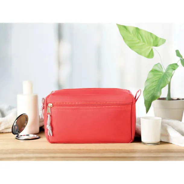 NEW & SMART PVC free toilet bag Red