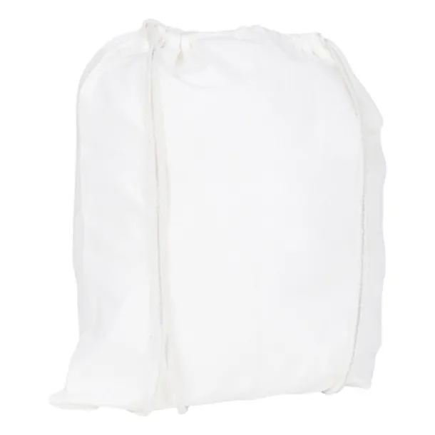  Cotton drawstring bag white