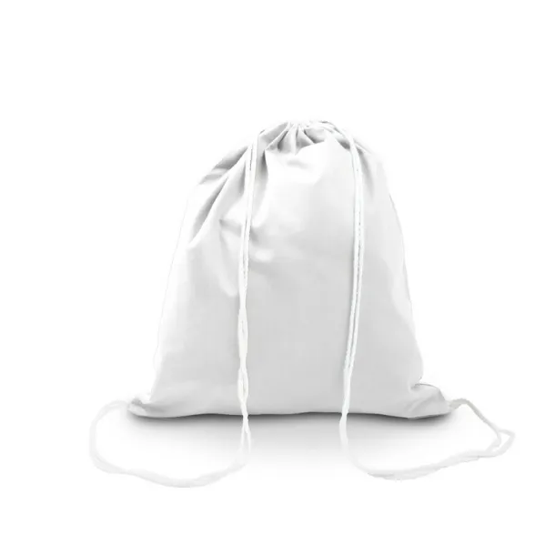  Cotton drawstring bag Bijela