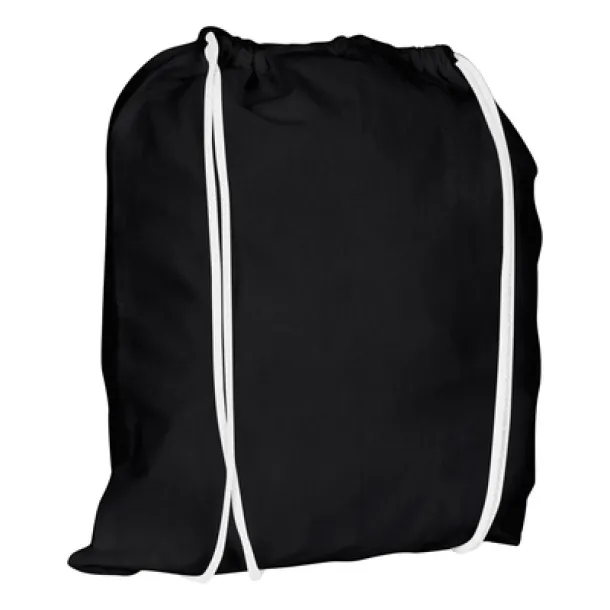  Cotton drawstring bag Crna